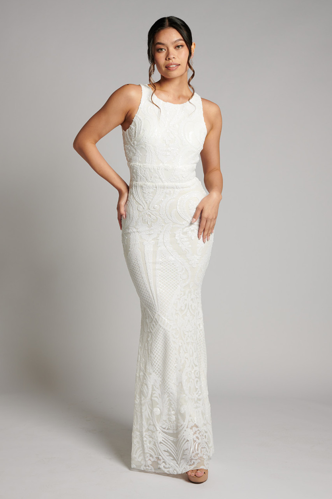 WhiteBridesmaidDresse
